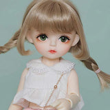 10 Inch BJD Fashion Doll 3D Eyes Collector Doll 1/6 Scale Ball Jointed Doll Articulated Dress Fully Poseable Doll