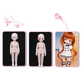HGCY 1/8 BJD Doll, Joints Nude SD Girl Doll 16CM/6.29Inch Ball Jointed Dolls Female Body with Full Set Clothes Shoes Wig Makeup, Best Gift for Girls - Tiny Alice DELF