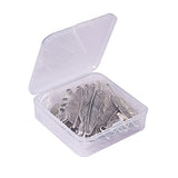 PandaHall Elite 1 Box of About 30pcs Nickel and Lead Free Tibetan Style 6 Kinds Feather Charm