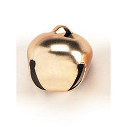 Darice Holiday Jingle Bells-Matte Gold-35mm-4 Pieces
