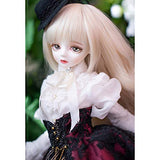 HGFDSA 40CM Elegant 1/4 BJD Doll with Outfit Dress Shoes Wigs Makeup Dolls Girls Toys for Collection Doll
