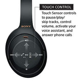Sony WH-1000XM4 Wireless Industry Leading Noise Canceling Overhead Headphones with Mic for Phone-Call and Alexa Voice Control, Black