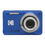 Kodak PIXPRO Friendly Zoom FZ55 Digital Camera (Blue) with Lowepro Newport 10 Camera Case (2 Items)