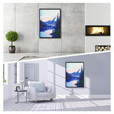 5d Diamond Painting Kits for Adults, Rocky Mountain Sunset Diamond Painting Kits Round Diamond Dots DIY Arts Painting Perfect for Bedroom Dining Room Study Office Wall Decor ( 12x16 lnch)