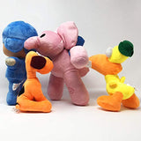 WAREHOUSEDEALS Inspired by Pocoyo Plush Toys Doll Stuffed Soft- Pocoyo Loula Elly Pato - Set 4pcs 14cm-30cm