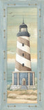 wallsthatspeak Set of 3 Lighthouse Art Prints Beach Country Coastal Decor (8x20 Stretched Canvas 3-Pack)