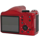 Polaroid IE6035-RED-STK-4 iE6035 18MP 60x Optical Zoom Digital Camera, Red Bundle with Lexar 32GB Memory Card, Deco Gear Camera Bag, Lens Blower, Lens Pen, 12inch Tripod & More