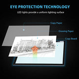 VIVOHOME A3 LED Light Box Board Tracing Light Pad with 3 Brightness for Artist Sketching Drawing Craft