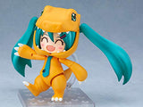 Good Smile Character Vocal Series 01: Hatsune Miku/Digimon Adventure (Kigurumi Agumon Version) Nendoroid Action Figure