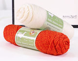 3-Pack Baby Alpaca Yarn Wool Blend Crochet and Knitting Worsted Weight Sunny Cat Premium Brand (Neon Purple)