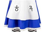 C-ZOFEK Alice-Madness Returns Alice Cosplay Maid Dress for Women (X-Small)