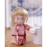 KSYXSL 1/12 BJD Doll SD Doll 5.2 Inch Ball Jointed Doll Anime Toys with Clothes Outfit Wig Hair Makeup for Girl as Gift