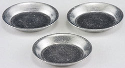 Dollhouse Miniature Set of 3 Aluminum Pie Pans