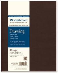 Strathmore 482-7 400 Series Softcover Art Drawing Journal, 7.75"x9.75" Cream, 48 Sheets