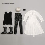 HGCY 1/3 60Cm BJD Doll Full Set Ball Jointed SD Dolls + Wig + Clothes + Makeup + Shoes + Socks Best Gift for Childrens,B