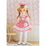 RAVPump BJD Doll Clothes, 4Pcs Strawberry Suspender Skirt for 1/6 BJD Doll (No Doll)