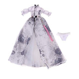 B Blesiya Lot of Items Fashion Casual Wear Clothes Dress Stockings Hairband Set for 1/4 BJD Doll Birthday