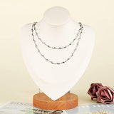 UMAOKANG 16.4 Feet Stainless Steel Jewelry Making Chain, Silver Necklace Bracelet Chain for Women Jewelry DIY Chain Bulks