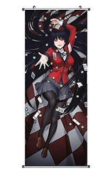 Anime Scroll Poster for Yumeko Jabami- Fabric Prints 100 cm x 40 cm | Premium and Artistic Anime Theme Gift | Japanese Manga Hanging Wall Art Room Decor