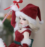 Olaffi 46cm BJD Doll 1/4 SD Doll Ball Jointed Dolls with 100% Handmade Makeup Clothes Shoes Wig Birthday New Year Gift for Student