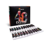 48 Tubes of Zenacolor Oil Paint - Pack of 48 x 12 ml - Professional Quality Artist Paint Set - Unique Art Set of 48 Different Colors - Ideal for Children or Adults