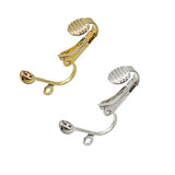 40pcs Clip on Earring Converter with Easy Open Loop, Granmp Clip Earring Findings for Jewelry