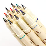 Writech Arts Sign Brush Pen Brush Tip Marker Felt Tip Water Based Ink Color Pens 12 Assorted Pastel Colors Great for Lettering, Journaling, Calligraphy