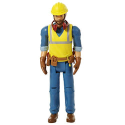 Beverly Hills Doll Collection Sweet Li’l Family Construction Worker Dollhouse Figure - Action People Set, Pretend Play for Kids and Toddlers