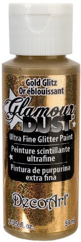 Glamour Dust Glitter Paint 2oz-Gold Glitz