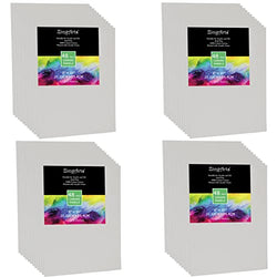 Zingarts Canvases for Painting 8x10 Inch 48-Pack,100% Cotton Primed Painting Canvas Panels, Canvas Boards is for Professionals,Students & Kids, for Acrylic Paint, Oil Paint, Watercolor, Gouache