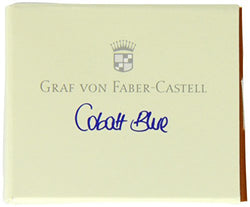 Graf von Faber-Castell Ink Cartridges, Box of 6, Cobalt Blue (FC141101)