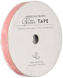 American Crafts Glitter Tape, Peony, 3/8-Inch