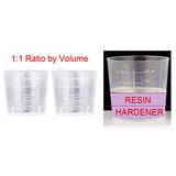Epoxy Resin Tumblers Kit, Epoxy Adhesive Tumbler Supplies with Clear Cast Epoxy,Glitter Powder,Silicone Brushes,Mixing Cups,Pipettes,Sticks,Gloves