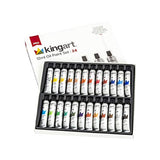 KINGART 524-24 12ml Color Set, Set of 24 Oil Paint, 12 ml), Assorted 24 Piece
