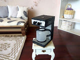 Miniature Coffee Machine With Pot and Water Hole. Dollhouse 1/6 Scale Handmade