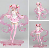 JINZDUO Anime   Hatsune, Sakura Hatsune, Hand-Made Model Ornaments Figurines