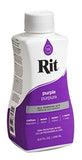 Rit Purpose Liquid Dye, 1-Pack, Purple, 8 Fl Oz