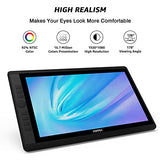 Drawing Tablet with Screen 15.6 Inch 2-in-1 Graphics Tablet Drawing Monitor Pen Display 1080P HD IPS Screen with Stand and 8192 Levels Battery-Free Stylus Compatible for Window/Mac