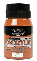 Royal & Langnickel Essentials Acrylic Jar Paint, 500ml, Raw Sienna