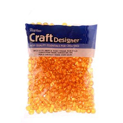 Pony Beads, Sun Gold, 6 x 9mm, 480pc Pkg