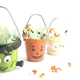 Dollhouse miniature Halloween treats bucket