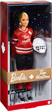 Tim Hortons Barbie Doll (12-inch Curvy) Collectible Barbie Doll Wearing Hockey Uniform, with Doll Stand and Certificate of Authenticity, for 6 Year Olds and Up, Red