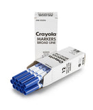 Crayola 12 Count Original Bulk Markers, Blue