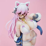 Union Creative Super Sonico (White Cat Version) PVC Figure