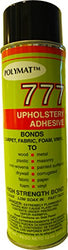 1 20oz Can Polymat 777 Aerosol Spray Glue Fast Tack Adhesive for Upholstery, Foam, Speaker Box Carpet, Car Auto Liner and Fabric, Multi-Purpose Adhesive