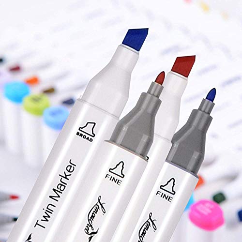 Double Ended Marker Color 24/36/48/80/168 Color Quick Drying - Temu
