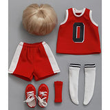 Sunlight Basketball Boy BJD Doll 1/6 Fashion SD Dolls 28.5cm Ball Jointed Doll, with Full Set Sportswear Shoes Wig Makeup, Handmade Action Figure Toys