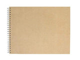 Artway Enviro (Recycled) Spiral Sketch Book/Drawing Pad - 14" x 11" Landscape - 170gsm / 105lb - 100% Recycled Hardcover Sketchbook