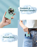 Digital Camera, Zostuic 2.7K Autofocus 48MP Kids Camera with 32 GB Card 16X Compact Portable Mini Toy Cameras Christmas Birthday Festival Gift for 4-15 Year Old Kid Children Teens Girls Boys(Green)