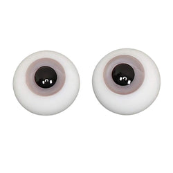 Fityle Fashion Dolls Safety Eyeballs 14mm Eyes Acrylic Round Eyeballs for Dollfie BJD Plush Animals Doll DIY Custom Making Supplies Gray